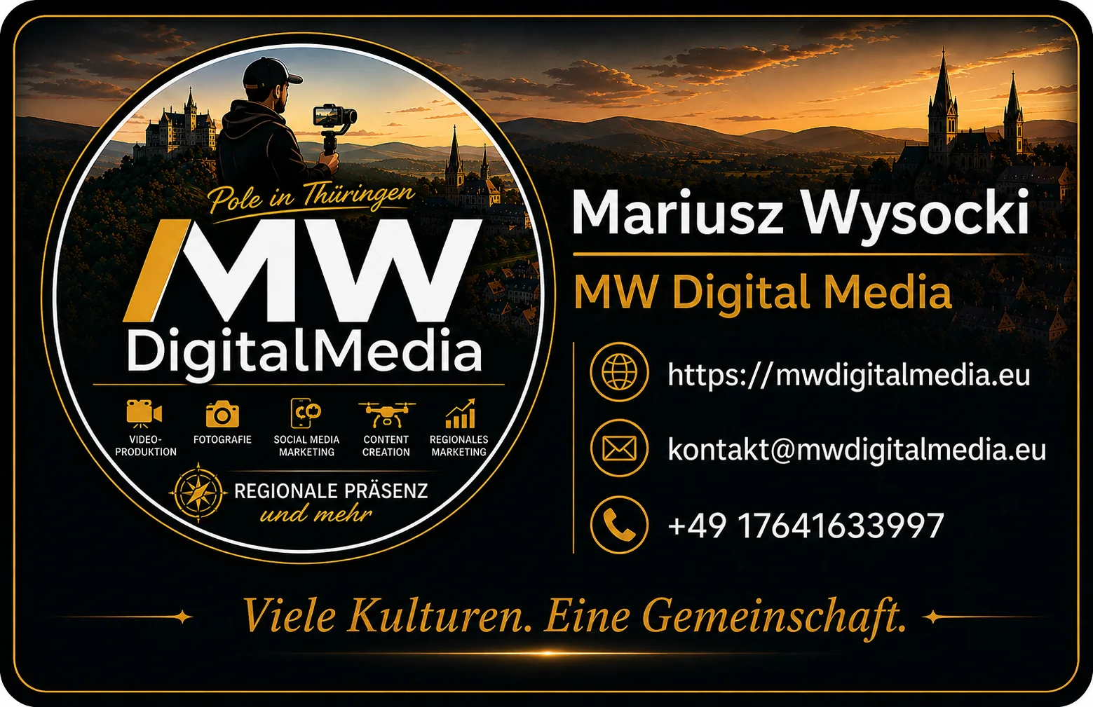 MW Digital Media business card