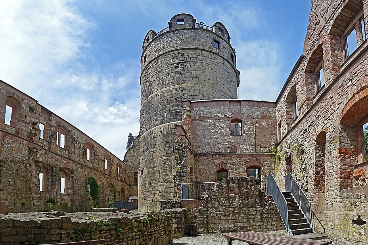 Oberschloss Kranichfeld – widok 1