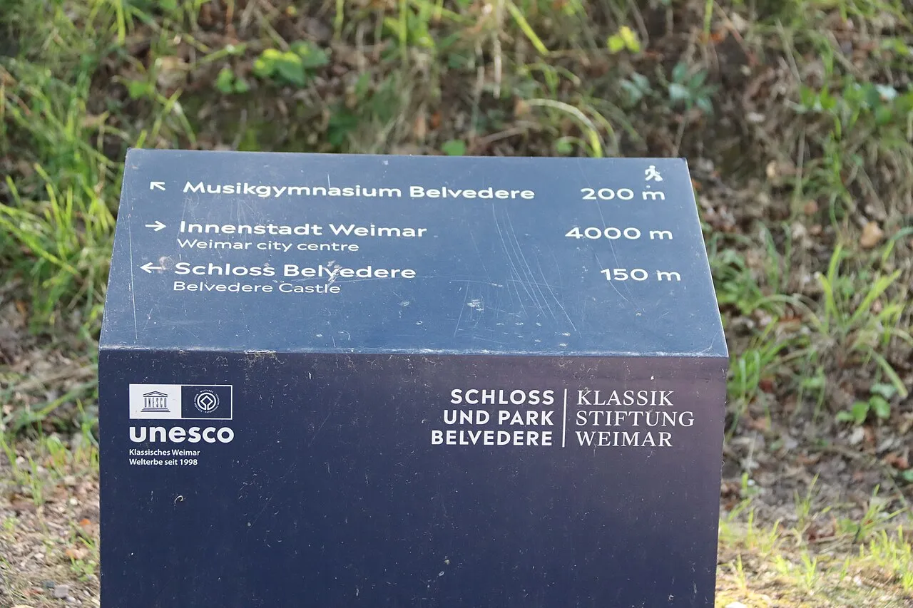 Schloss Belvedere Weimar – widok 2