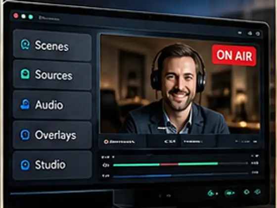 MW Digital Stream HUD — panel sterowania transmisją na żywo