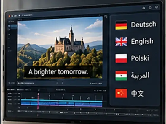 MW Digital Subtitle Studio — interfejs edycji wielojęzycznych napisów