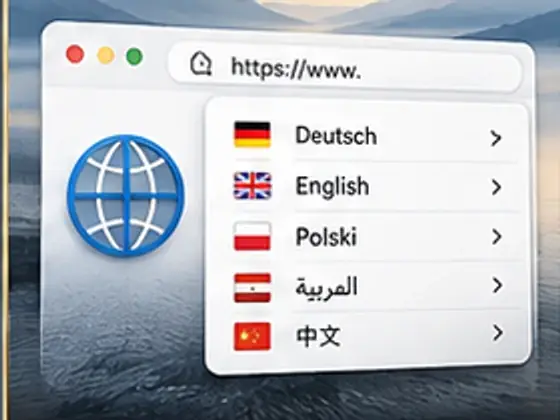 MW WebTranslate — okno tłumaczenia stron z wyborem języka