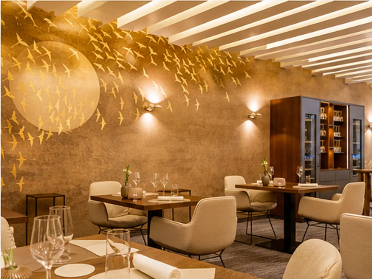 Wizualizacja AI restauracji Clara w Erfurcie – ujęcie 1