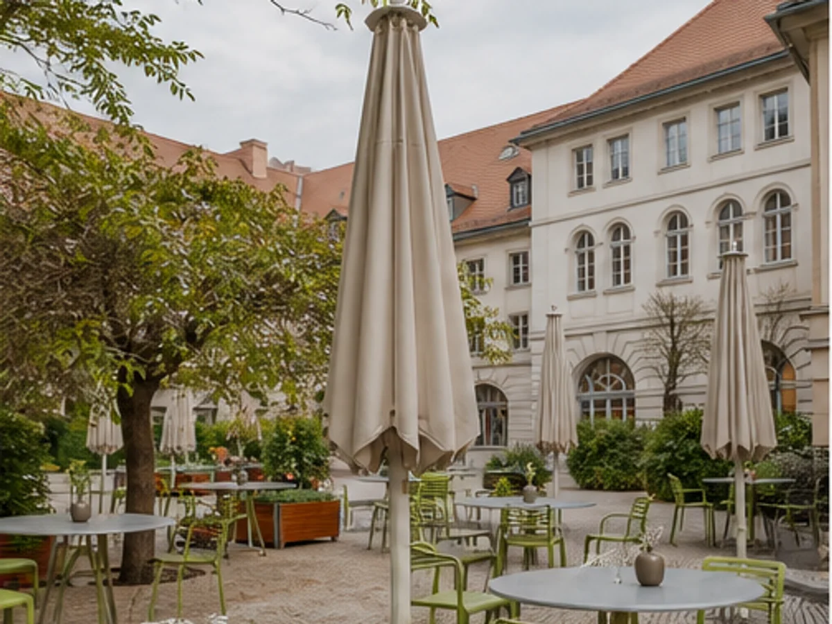 Wizualizacja AI restauracji Clara w Erfurcie – ujęcie 5