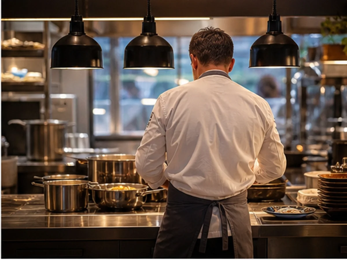 Wizualizacja AI restauracji The First – ujęcie 5